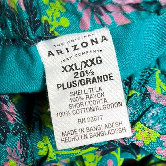 Floral Blue and Green Skort - Picture 7 of 8